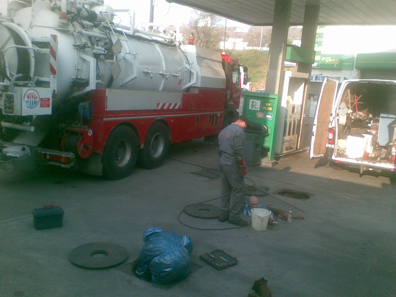Dégazage de cuve à gasoil