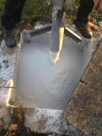 Neutralisation de cuve à la perlite