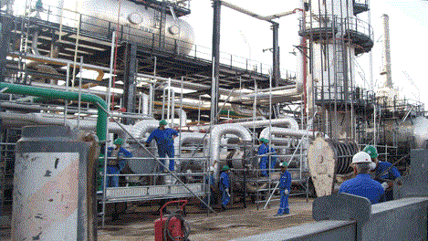 Travaux pétroliers